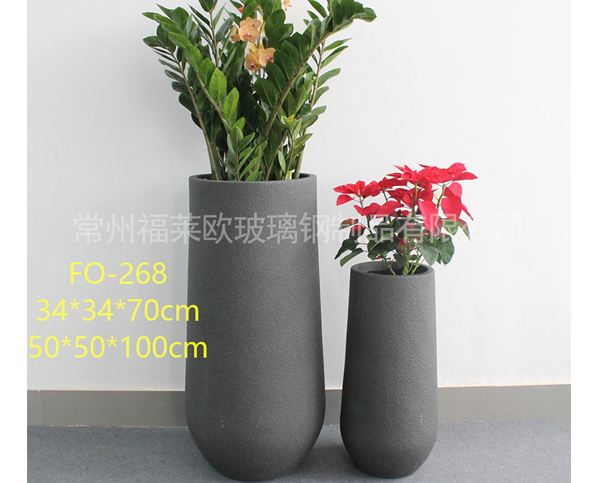 常州 南京 无锡 灰色玻璃刚花盆价格 灰色玻璃刚花盆生产厂家