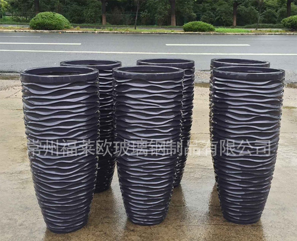 连云港定做高档玻璃钢花盆生产厂家