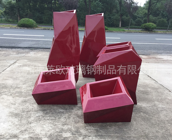 连云港定做高档玻璃钢花盆生产厂家